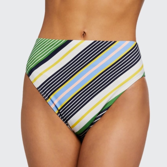 NEW Tory Burch Field Stripe Swim Bottoms Small NWT - Picture 2 of 10